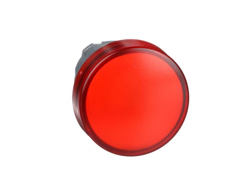 Schneider Electric Crvena glava signalne lampice Ø22 sa ravnim sočivom za integrisan LED;ZB4BV043