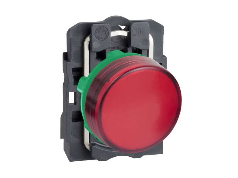 Schneider Electric Crvena kompletna signalna lampica Ø22 ravna sočiva sa integrisanim LED 230..240V;XB5AVM4