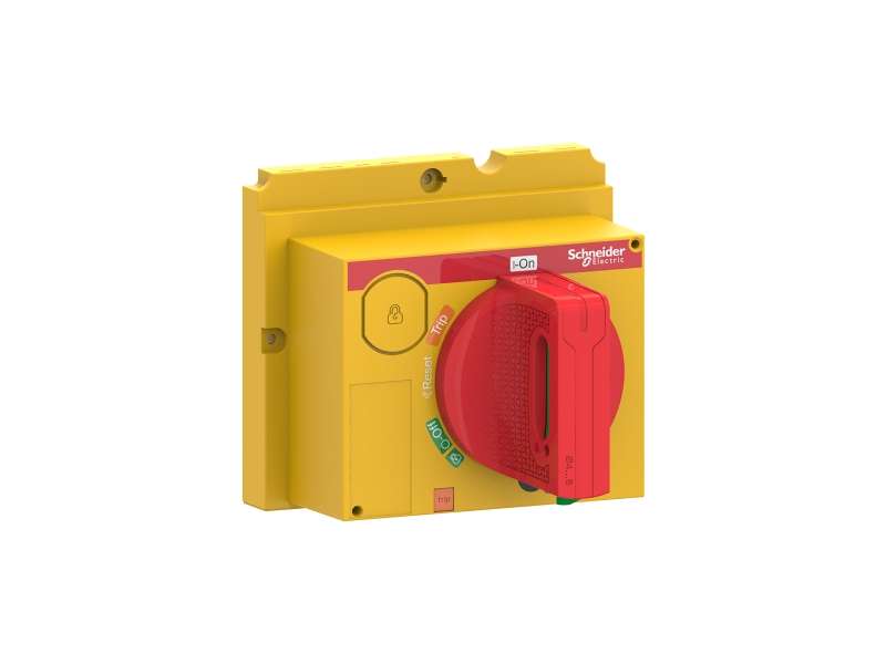 Schneider Electric Direktna zakretna ručica, ComPacT NSX 100/160/250, crvena ručica na žutoj pozadini, IP40;LV429339T