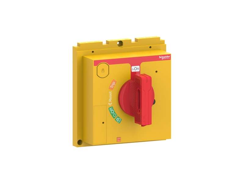 Schneider Electric Direktna zakretna ručica, ComPacT NSX 400/630, crvena ručica na žutoj pozadini, IP40;LV432599T