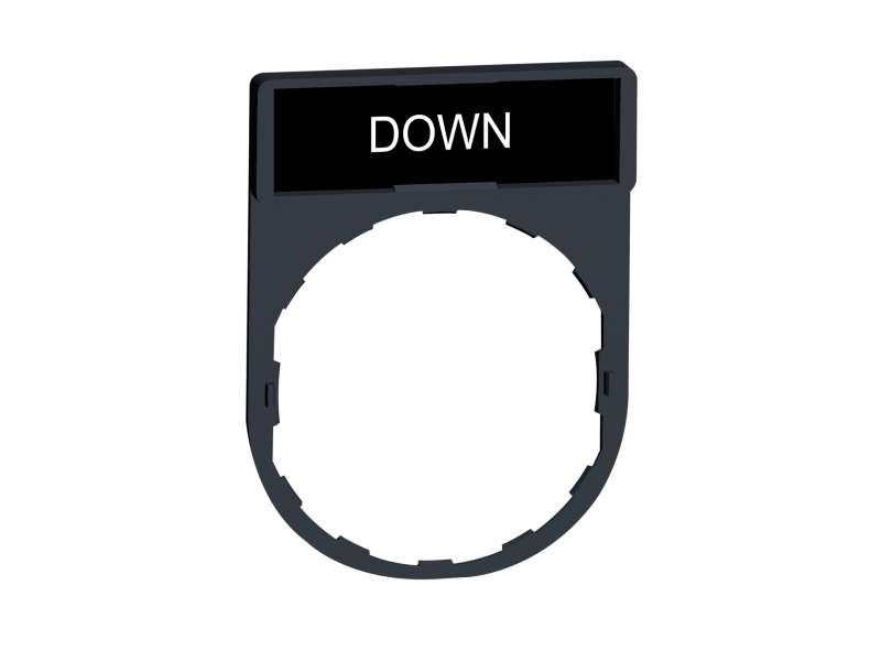 Schneider Electric Držač oznaka 30 x 40 mm sa natpisom 8 x 27 mm ''DOWN'';ZBY2308