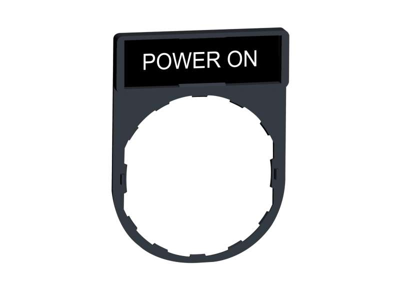 Schneider Electric Držač oznaka 30 x 40 mm sa natpisom 8 x 27 mm POWER ON;ZBY2326