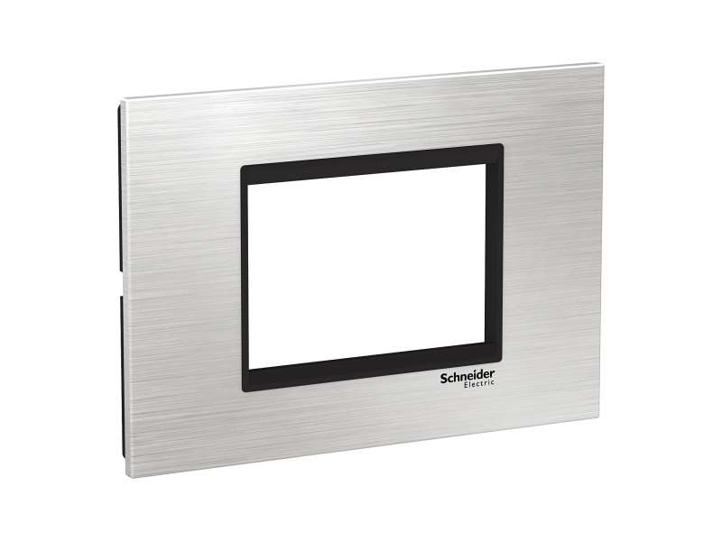 Schneider Electric Easy Styl, dekorativni ram, 3 modula, srebrni;LMR7663035