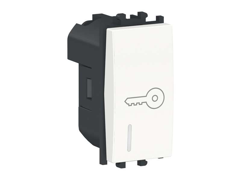 Schneider Electric Easy Styl, ključ prekidač, 1P naizmenični, 1 modul, beli;LMR1140001