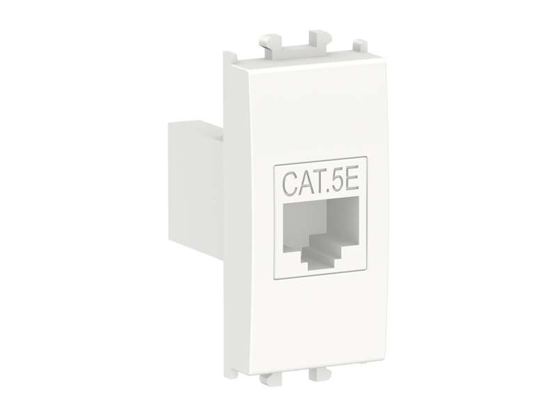 Schneider Electric Easy Styl, komunikaciona utičnica, RJ45 Cat 5 UTP, 1 modul, bela; LMR6232001