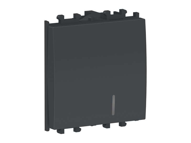 Schneider Electric Easy Styl, prekidač, 1P, 2 modula, crni;LMR1220003