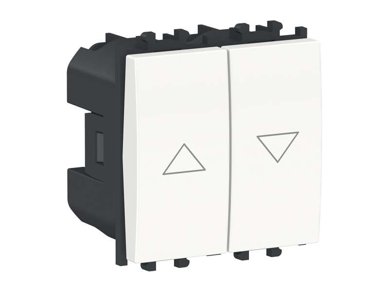 Schneider Electric Easy Styl, prekidač, za roletne, 2 modula, beli;LMR0712001