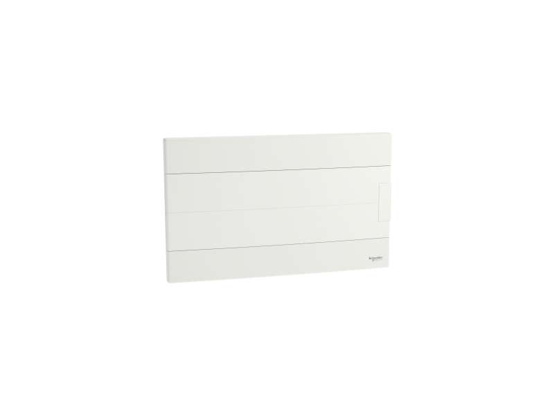 Schneider Electric Easy9 EU, ugradna tabla, 1x18 M, 2 priključna bloka PE/N, bela vrata; EZ9EUB118