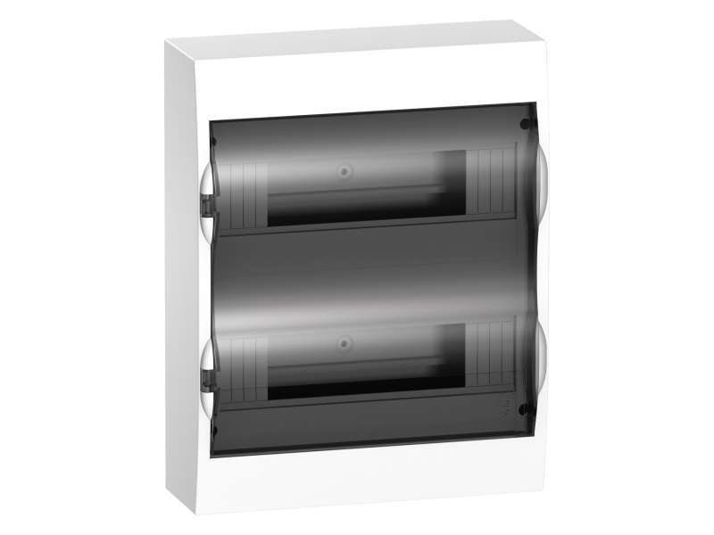 Schneider Electric Easy9 - nadgradna tabla 24 modula - zatamnjena vrata - sa E/N priklj. blokovima; EZ9E212S2S
