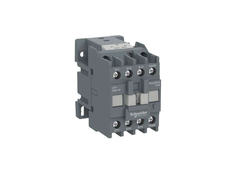 Schneider Electric EasyPact TVS kontaktor 3P(3 NO) - AC-3 - <= 440 V 12A - 24 V AC kalem ; LC1E1201B7