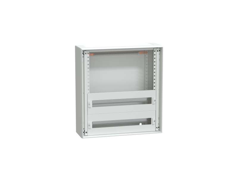 Schneider Electric Enclosure, PrismaSeT G, for modular devices, wall mounted, W600mm, H630mm (2R + incomer), IP30, with front plates, Pack 250; LVS