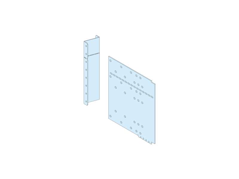 Schneider Electric Form 3 vertical partition for rear connection, 3 or 4 modules; LVS04955
