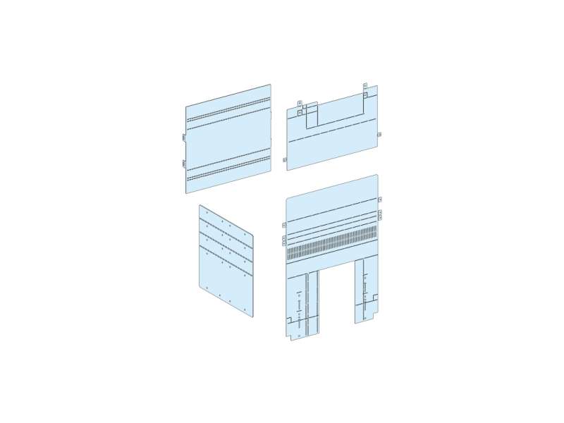 Schneider Electric Front Vert. Connection Cover NS-MTZ1/NT PrismaSet P; LVS04852