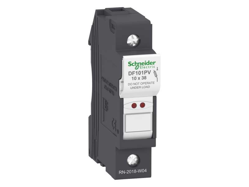 Schneider Electric Fuse carrier, TeSys DF, 1P, 32A, 1000VDC, fuse size 10x38mm; DF101PV