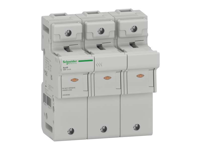 Schneider Electric Fuse Disconnector, Acti9 SBI, 3P, 125A, for fuse 22 x 58mm; A9GSB392