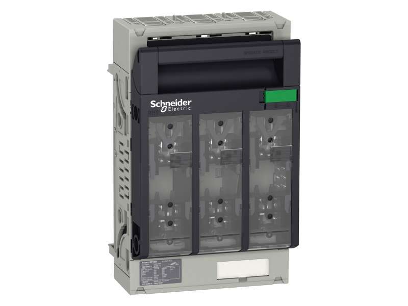 Schneider Electric Fuse switch disconnector, FuPacT ISFT250, 250A, DIN NH01, 3 poles, busbars mounting, turnable hook;  LV480805