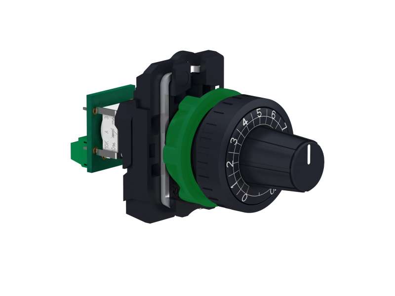 Schneider Electric Glava Ø22 + podnožje za montažu + potenciometar 100K;XB5AD912R100K