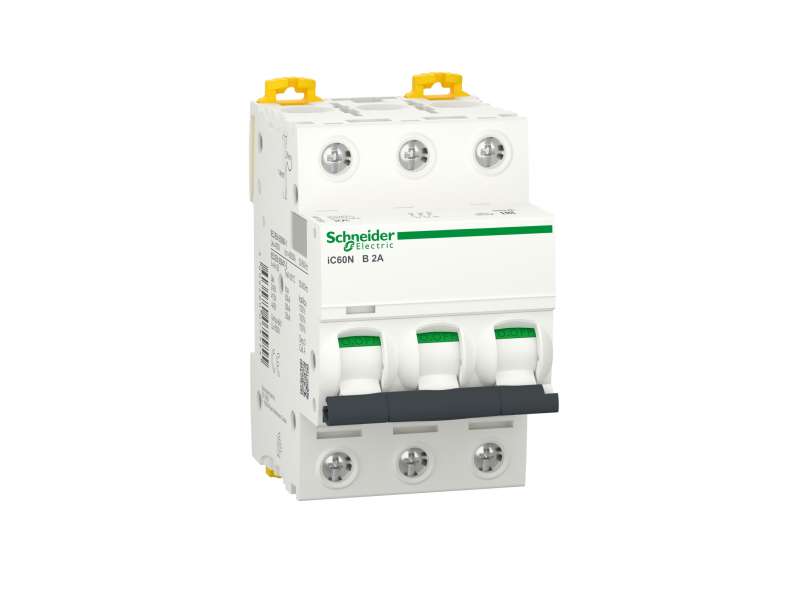 Schneider Electric IC60N - automatski prekidač - 3P - 2A - B kriva;A9F73302