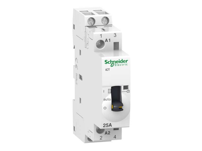 Schneider Electric ICT 25A 2NO 230..240V 50Hz MO kontakt;A9C21732