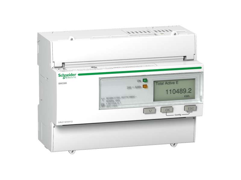 Schneider Electric IEM3300 multimetar - 125 A;A9MEM3300