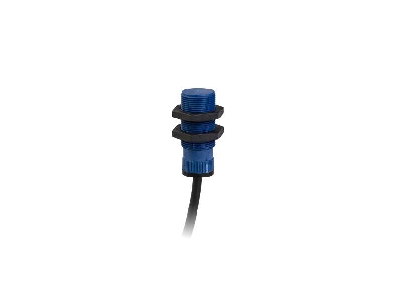 Schneider Electric Inductive proximity sensors XS, inductive sensor XS4 M18, L34mm, PPS, Sn8mm, 12...24 VDC, cable 2 m;XS4P18PC410