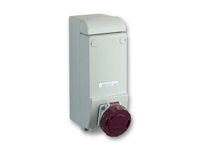 Schneider Electric Industrijska utičnica - 16 A - 2P - 400 V AC - IP 65 - nadzidna ; 83077