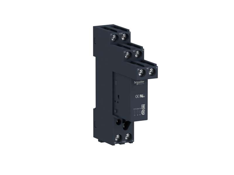 Schneider Electric Interfejs utični relej - Zelio RSB - 2 C/O - 12 V DC - 8 A - sa podnožjem ; RSB2A080JDS