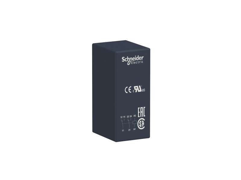 Schneider Electric Interfejs utični relej - Zelio RSB - 2 C/O - 24 V DC - 8 A;RSB2A080BD
