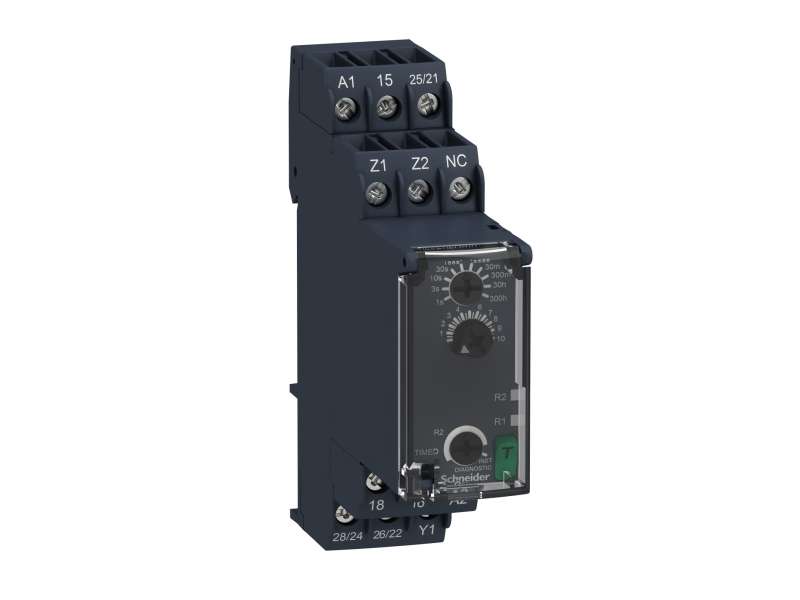 Schneider Electric Interval - vremenski relej - 0.05s…300h - 24…240V AC/DC - 2C/O;RE22R2HMR