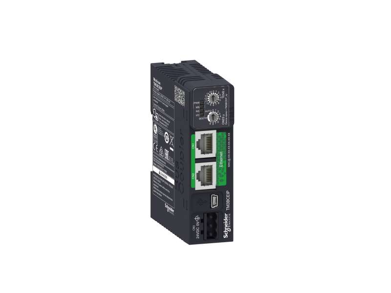 Schneider Electric I/O distribuirani modul, Modicon TM3, IP20 optimizovana magistralna spojnica Ethernet interfejs; TM3BCEIP