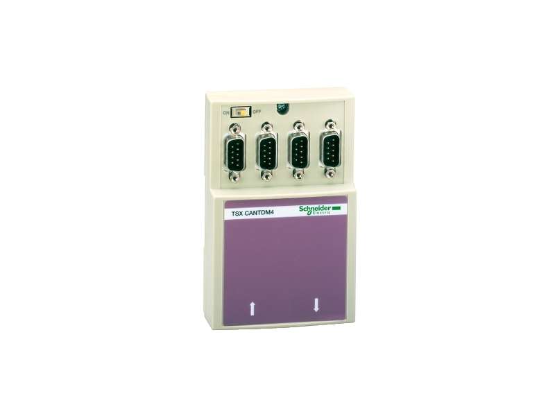 Schneider Electric IP20 CANopen otcepna kutija - 4 SUB-D9 porta;TSXCANTDM4