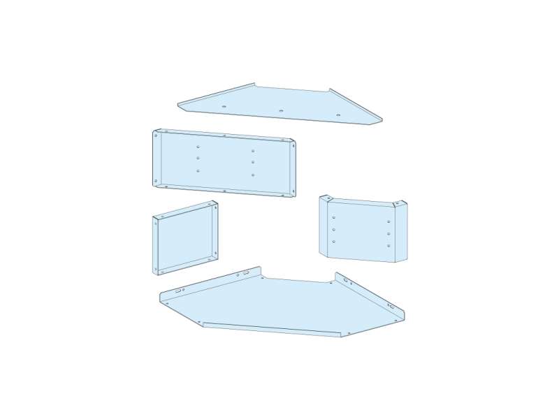 Schneider Electric IP30 ugaoni set za Linergy BS; LVS08713