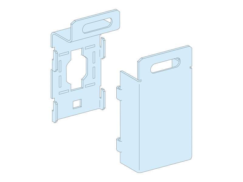 Schneider Electric IP55 set za zaključavanje ručice katancem - bez katanca - Prisma G; LVS08939