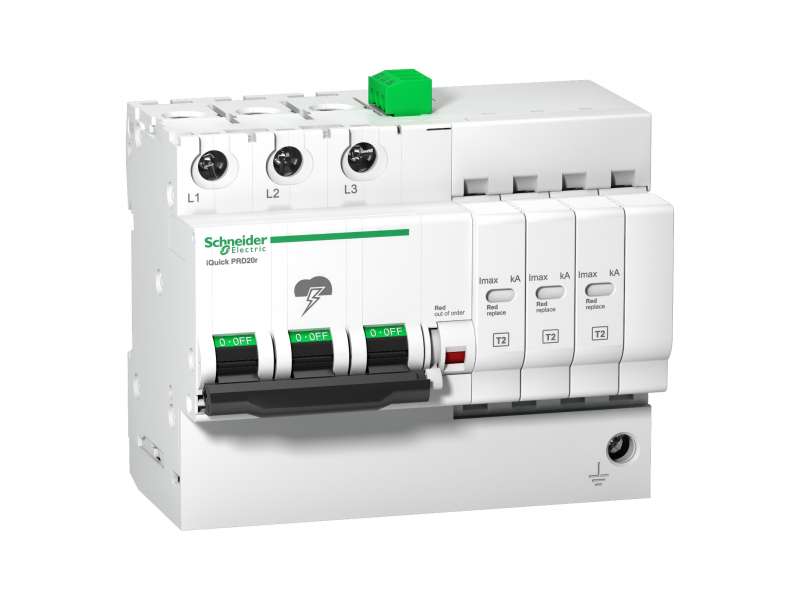 Schneider Electric IQuick PRD20r modularni odvodnik prenapona - 3P - 350V - sa daljinskom signal. ; A9L16296
