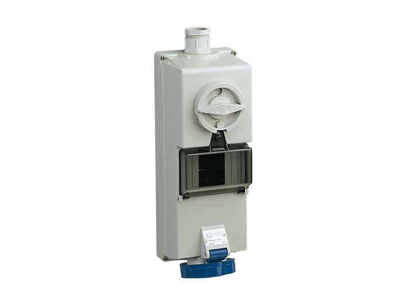 Schneider Electric Isoblock utičnica sa blokadom - 16 A - 2P + E - 200...250 V AC - IP65 - nadzidna ; 82754