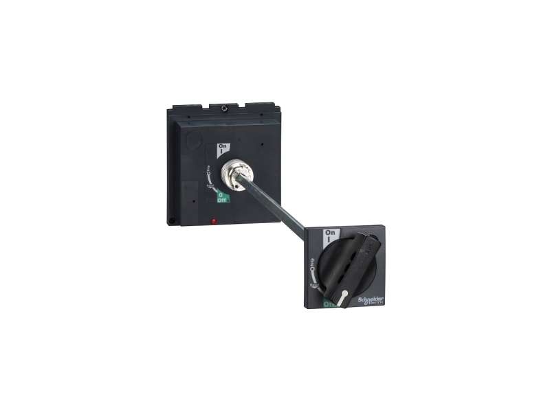 Schneider Electric Izvlačiva produžena zakretna ručica - mogućnost zaključavanja - 500 mm - crna;LV432603