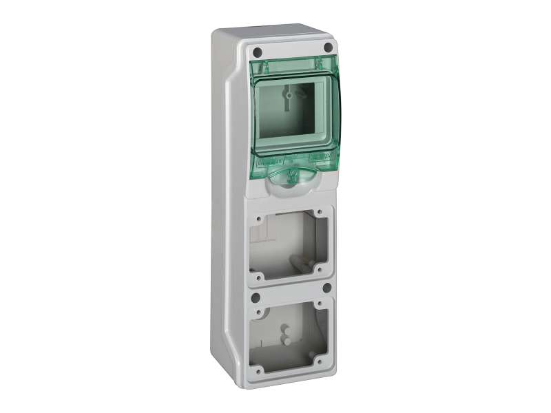 Schneider Electric Kaedra - za utičnice- 2 otvora - 1 x 4 modula - 1 priključni blok;13176
