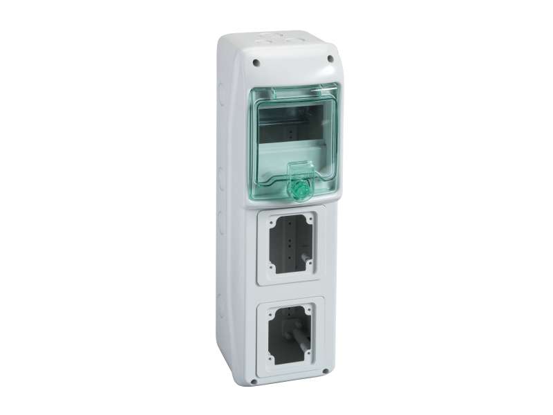 Schneider Electric Kaedra - za utičnice- 2 otvora - 1 x 5 modula - 1 priključni blok;13178