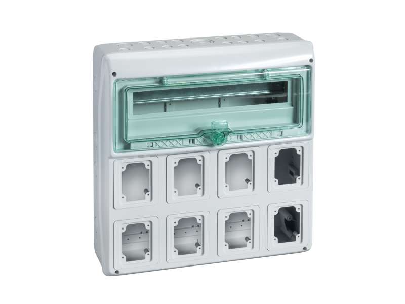 Schneider Electric Kaedra - za utičnice- 8 otvora - 1 x 18 modula - 1 priključni blok;13182