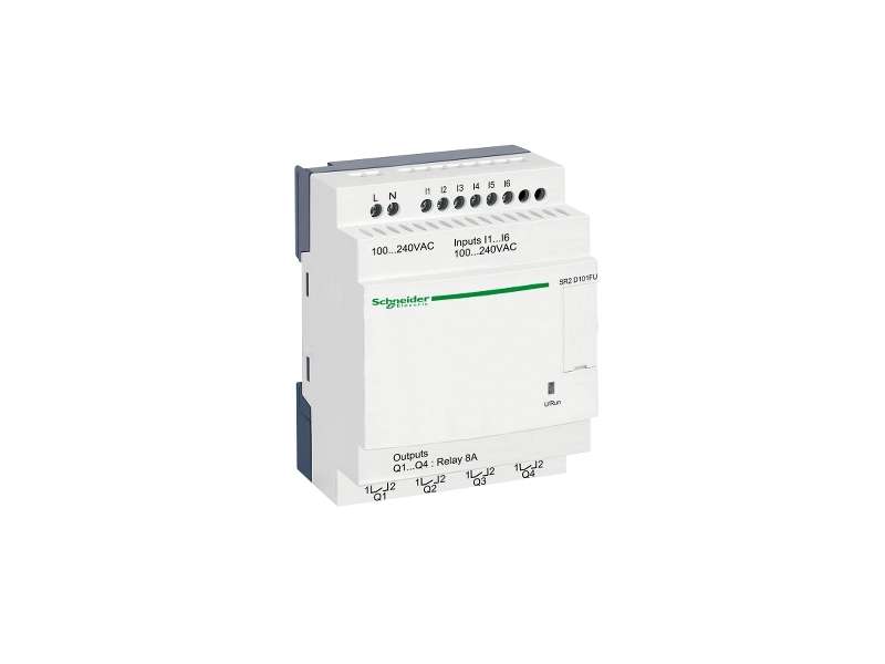 Schneider Electric Kompaktni progr. kontroler Zelio Logic-10 IO - 100..240 V AC bez sata i displeja; SR2D101FU