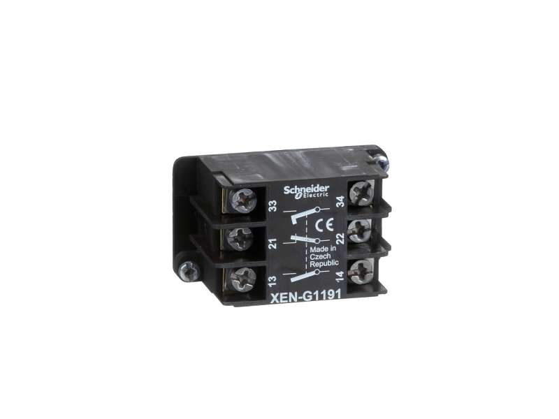 Schneider Electric Kontaktni blok sa povratkom- 1 NC + 2 NO - prednja montaža ; XENG1191