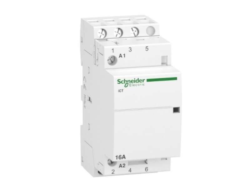 Schneider Electric Kontaktor iCT - 3P - 3 NO - 16 A - 220..240 V AC;A9C22813