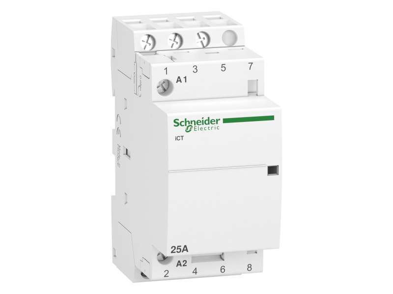 Schneider Electric Kontaktor iCT - 3P - 3 NO - 25 A - 220..240 V AC;A9C20833
