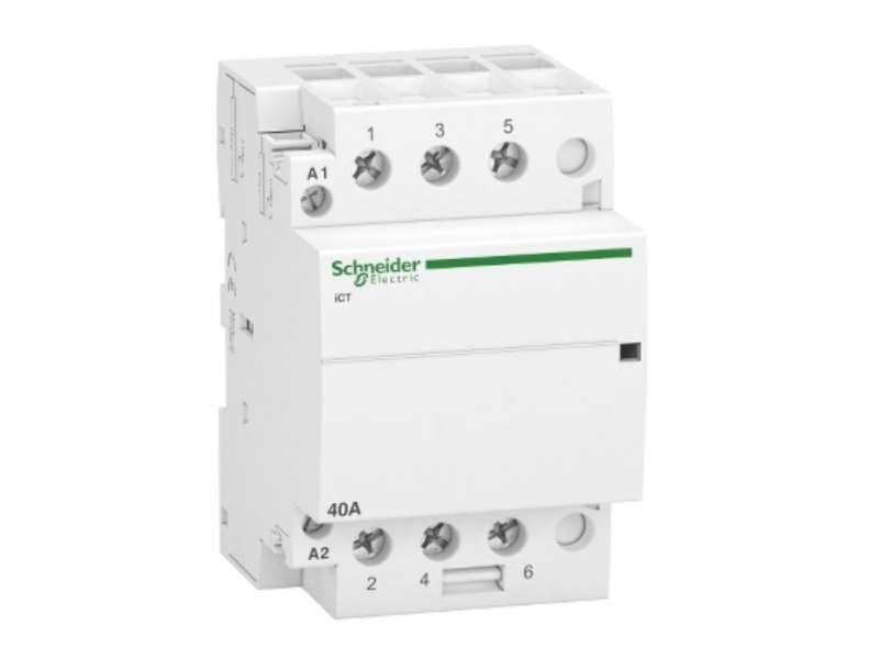 Schneider Electric Kontaktor iCT - 3P - 3 NO - 40 A - 220..240 V AC;A9C20843