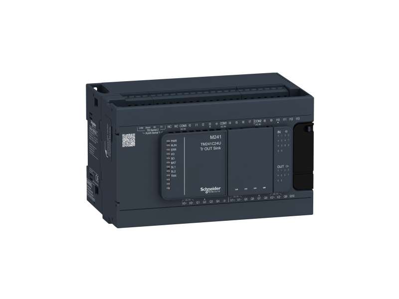 Schneider Electric Kontroler M241 24 IO tranzistorski NPN;TM241C24U