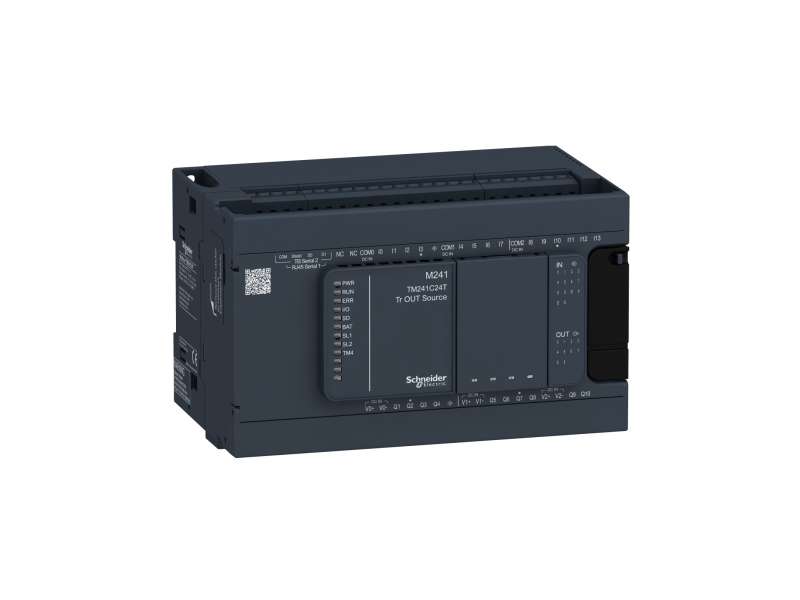 Schneider Electric Kontroler M241 24 IO tranzistorski PNP ; TM241C24T