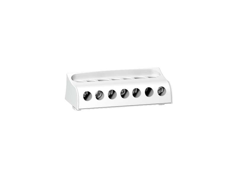 Schneider Electric Linergy - additional Neutral bar for screw distrib block - 100 A - 7 connections;LGYN1007