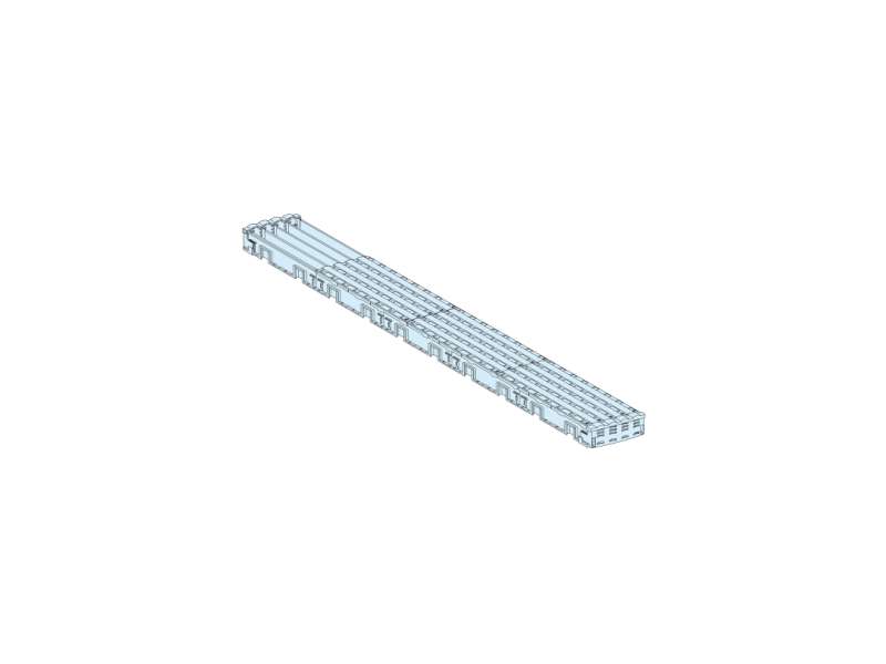 Schneider Electric Linergy BW 3P IPxxB izolovana sabirnica 125A L750; LVS04107