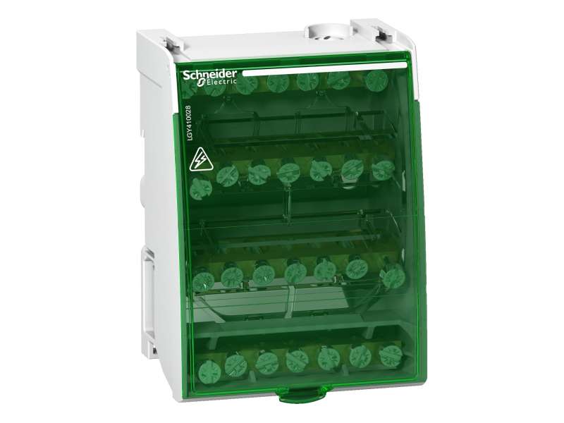 Schneider Electric Linergy DS - vijčani razvodni blok 4P - 100A - 28 izvoda ; LGY410028