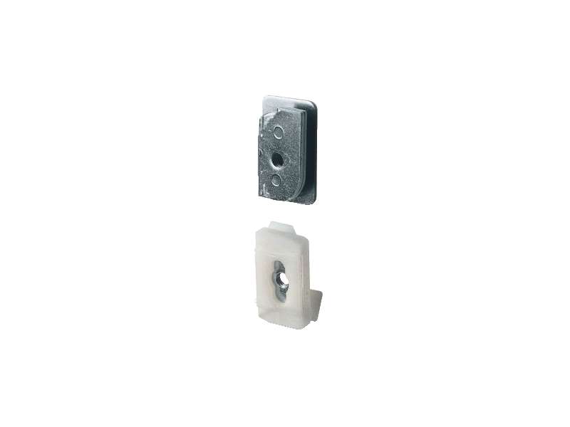 Schneider Electric M4 metalna klizna matica za 40 mm šinu C oblika (C40 tip) - 100 kom.;NSYB404
